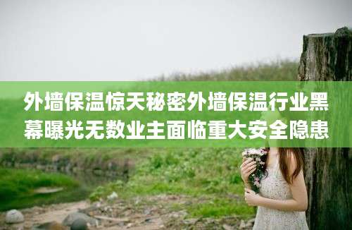 外墙保温惊天秘密外墙保温行业黑幕曝光无数业主面临重大安全隐患