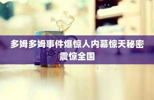 多姆多姆事件爆惊人内幕惊天秘密震惊全国