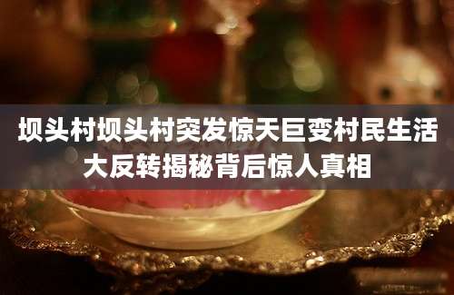 坝头村坝头村突发惊天巨变村民生活大反转揭秘背后惊人真相