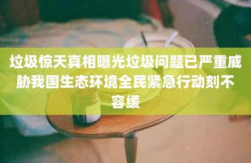 垃圾惊天真相曝光垃圾问题已严重威胁我国生态环境全民紧急行动刻不容缓