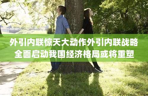 外引内联惊天大动作外引内联战略全面启动我国经济格局或将重塑