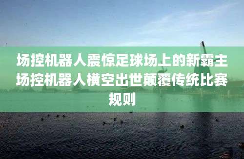 场控机器人震惊足球场上的新霸主场控机器人横空出世颠覆传统比赛规则