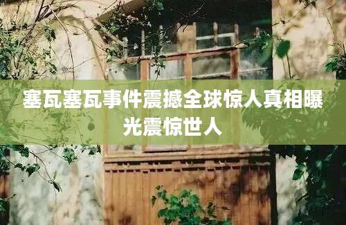塞瓦塞瓦事件震撼全球惊人真相曝光震惊世人