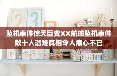 坠机事件惊天巨变XX航班坠机事件数十人遇难真相令人痛心不已