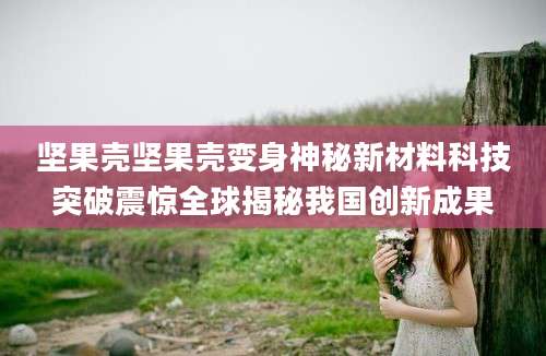 坚果壳坚果壳变身神秘新材料科技突破震惊全球揭秘我国创新成果