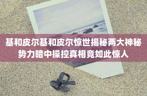 基和皮尔基和皮尔惊世揭秘两大神秘势力暗中操控真相竟如此惊人