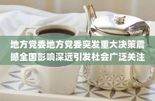 地方党委地方党委突发重大决策震撼全国影响深远引发社会广泛关注