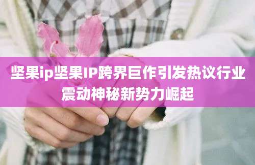 坚果ip坚果IP跨界巨作引发热议行业震动神秘新势力崛起