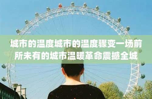 城市的温度城市的温度骤变一场前所未有的城市温暖革命震撼全城