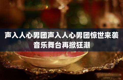 声入人心男团声入人心男团惊世来袭音乐舞台再掀狂潮