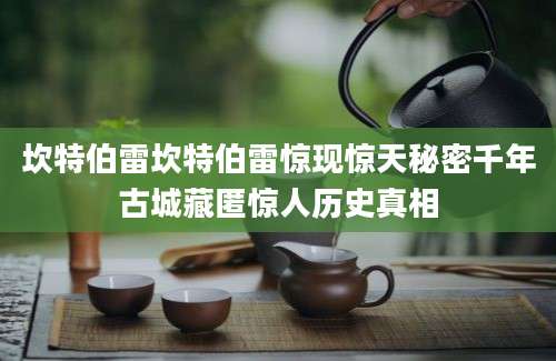 坎特伯雷坎特伯雷惊现惊天秘密千年古城藏匿惊人历史真相